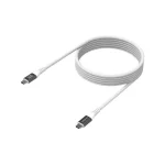 Creative Braided USB 2.0 Cable USB-C male - USB-C 140W PD Λευκό 2m 51MZ0530AA000 - Image 4