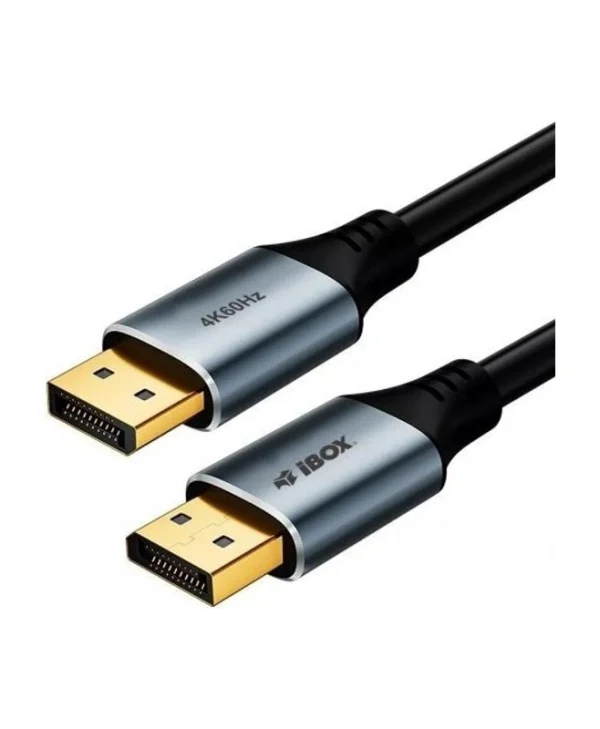 iBox Cable HDMI male - HDMI male 2m Ασημί ITVFHDDP012