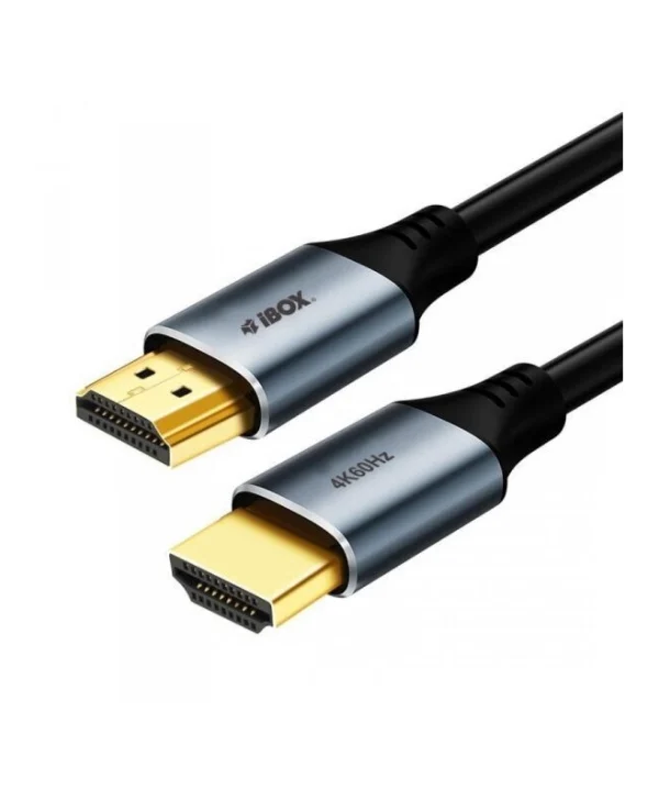 iBox HDMI 2.0 Premium High Speed 4K 60Hz HDR Cable HDMI male - HDMI male 10m Μαύρο ITVFHD0910