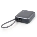 TTEC ReCharger Mini LCD Power Bank 10000mAh 35W με Θύρα USB-C Power Delivery Γκρι 2BB232GR