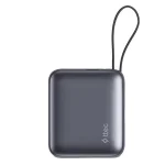 TTEC ReCharger Mini LCD Power Bank 10000mAh 35W με Θύρα USB-C Power Delivery Γκρι 2BB232GR - Image 5