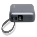 TTEC ReCharger Mini LCD Power Bank 10000mAh 20W με Θύρα USB-C Power Delivery Γκρι 2BB231GR - Image 6