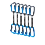 Skylotec Lime Set Ul Climbing Quickdraws 6 Pack 12 Cm Anthracite Electric Blue 727428