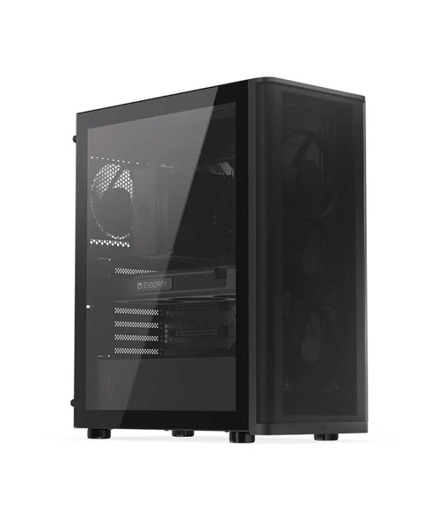 Endorfy Ventum 400 Air Gaming Midi Tower Κουτί Υπολογιστή με Πλαϊνό Παράθυρο Μαύρο EY2A024