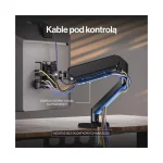 Endorfy Atlas GS Single Βάση Γραφείου Οθόνης έως 35" με Βραχίονα Γκρι EY8F008 - Image 11