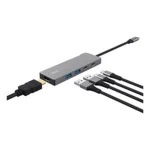 Trust Hub 4 Θυρών με σύνδεση USB-C / USB-A Γκρι 26062 - Image 7