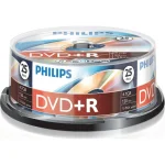 Philips Εγγράψιμα DVD+R 16x 4.7GB Cake Box 25τμχ DR4S6B25F/00