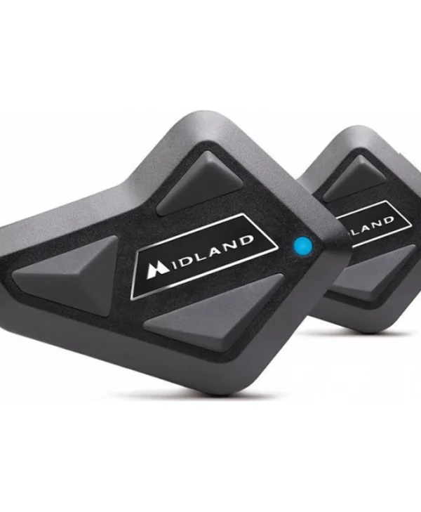 Midland BT Mini Διπλή Ενδοεπικοινωνία για Κράνος Μηχανής με Bluetooth BT MINI TWIN