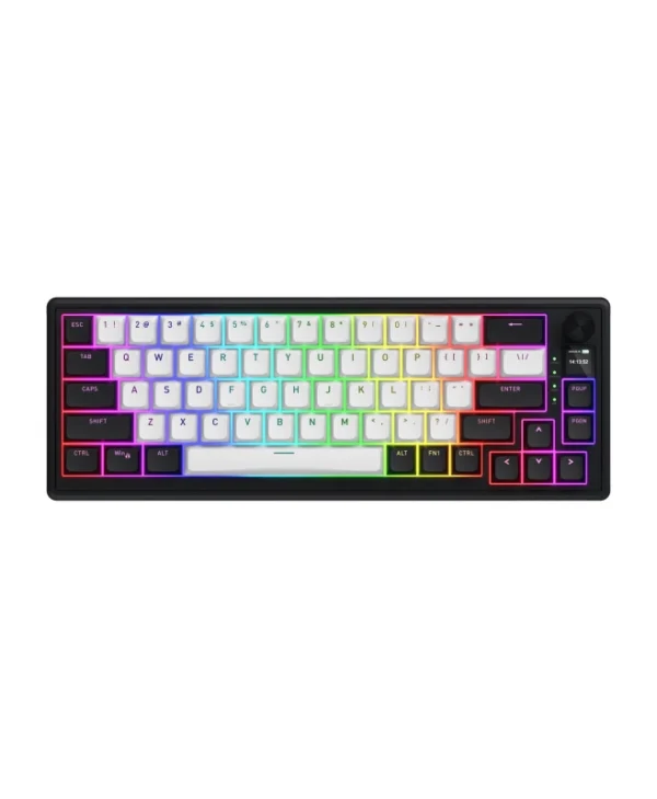 HATOR Ultima 8K Skyfall 65 MAG Ασύρματο Gaming Πληκτρολόγιο 65% με RGB φωτισμό (International English) Aurum Ice Magnetic 29056
