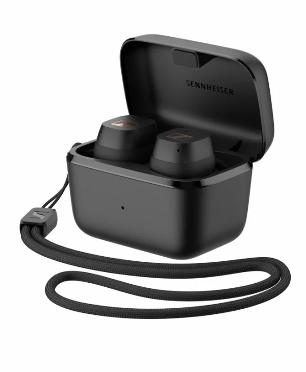 Sennheiser Sport True Wireless In-ear Bluetooth Handsfree Ακουστικά με Αντοχή στον Ιδρώτα και Θήκη Φόρτισης Μαύρα 509299