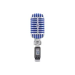Shure Super 55 Δυναμικό Μικρόφωνο XLR Χειρός, Shock Mounted για Φωνητικά Deluxe σε Μπλε Χρώμα SUPER 55
