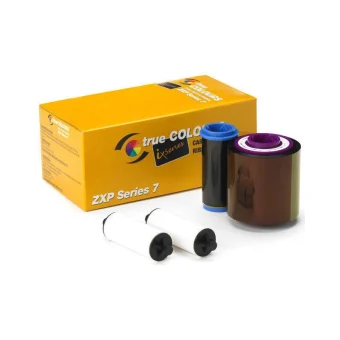 Zebra Color Ribbon Ymcko Zxp Series 7 750 Images 800077-742EM