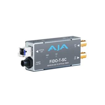 Aja 1-channel 3g-sdi To Single-mode Sc Fiber Transmitter Fido-t-sc FiDO-T-SC-R0