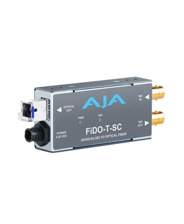 Aja 1-channel 3g-sdi To Single-mode Sc Fiber Transmitter Fido-t-sc FiDO-T-SC-R0