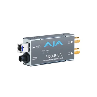 Aja 1-channel Single-mode Sc Fiber To 3g-sdi Receiver Fido-r-sc FiDO-R-SC-R0