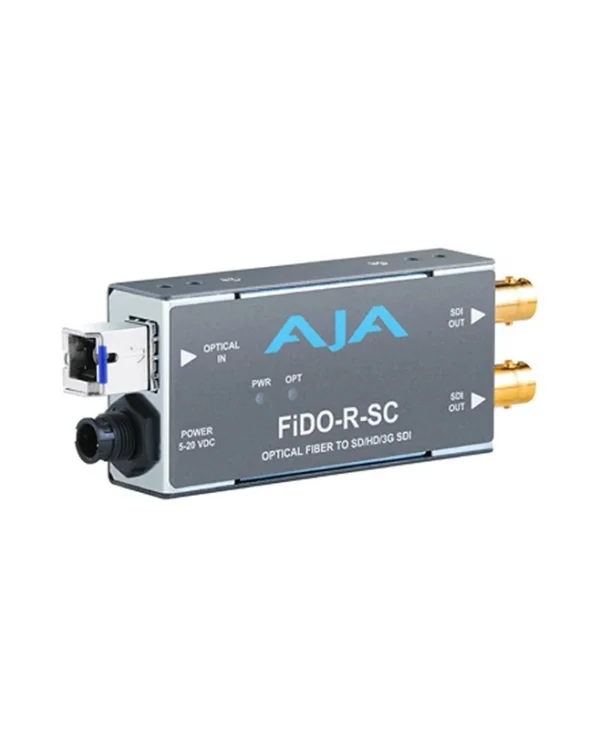 Aja 1-channel Single-mode Sc Fiber To 3g-sdi Receiver Fido-r-sc FiDO-R-SC-R0