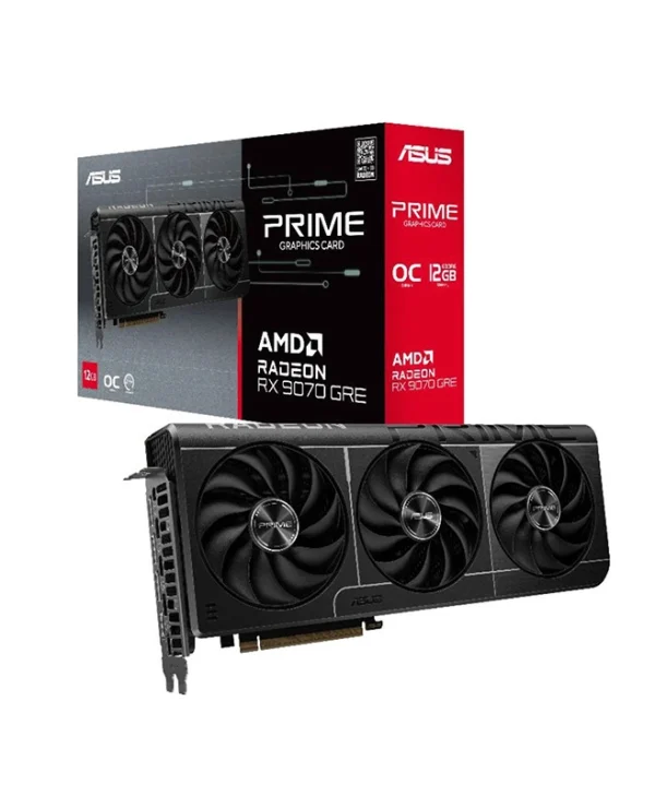 Asus Radeon RX 9070 12GB GDDR6 Prime OC Κάρτα Γραφικών 90YV0PP0-M0NA00