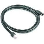 Zebra USB 2.0 Cable USB-A male - RJ45 Μαύρο 2.1m (CBA-U21-S07ZBR) - Image 2