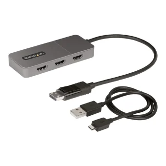 Αξεσουάρ Εικόνας Startech 3-port Mst Hub Displayport To Triple Hdmi Monitors 4k 60hz Dp 1.4 Multi-monitor MST14DP123HD