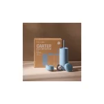 Fellow Ποτήρι Θερμός Γυάλινο / Ανοξείδωτο BPA Free 473ml Hazy Blue με Καλαμάκι 840228808497 - Image 5