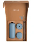 Fellow Ποτήρι Θερμός Γυάλινο / Ανοξείδωτο BPA Free 473ml Hazy Blue με Καλαμάκι 840228808497 - Image 7