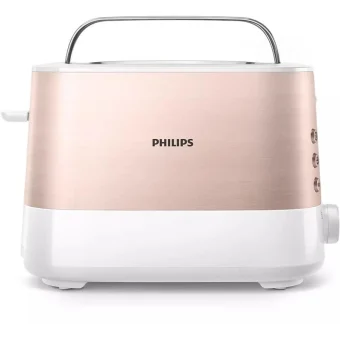 Philips Viva Collection Φρυγανιέρα 2 Θέσεων 1050W Ροζ HD2638/11