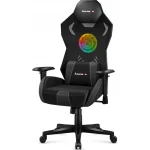 Huzaro Combat 7.6 Υφασμάτινη Καρέκλα Gaming με Ρυθμιζόμενα Μπράτσα και RGB Φωτισμό Μαύρη HZ-COMBAT 7.6 RGB BLACK - Image 4