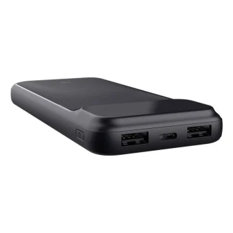 Trust Power Bank 10000mAh με 2 Θύρες USB-A και Θύρα USB-C Μαύρο 25882