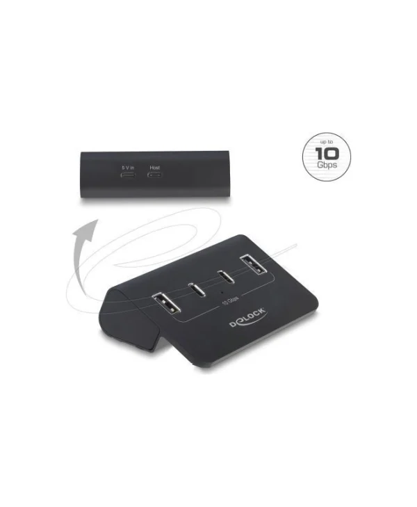 DeLock Hub 4 Θυρών USB 3.2 με σύνδεση USB-A 64259