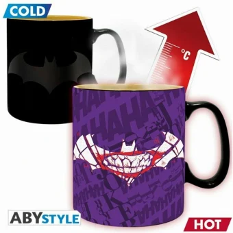 Abysse Batman Heat Change Κούπα Κεραμική Μαύρη ABYMUGA562