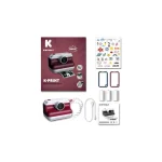 Kidywolf KDW-182693 Παιδική Φωτογραφική Μηχανή με Θερμική Εκτύπωση Κόκκινη 418269