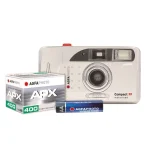 AgfaPhoto Compact Set FF Φωτογραφική Μηχανή με Film Silver 603020 - Image 2