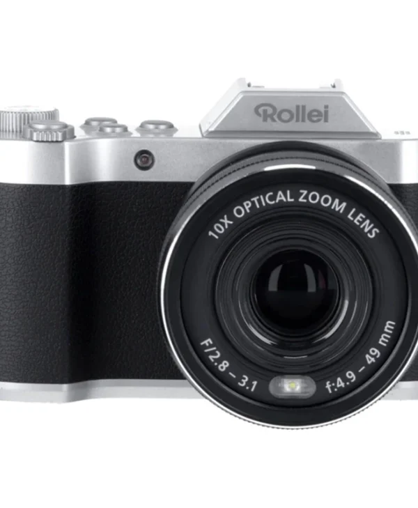 Rollei Powerflex Compact Φωτογραφική Μηχανή 8MP Οπτικού Ζουμ 10x Ασημί 40530