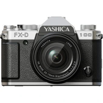 Yashica FX-D 100 Compact Φωτογραφική Μηχανή 13MP Οπτικού Ζουμ 3x Μαύρη YAS-FXD100
