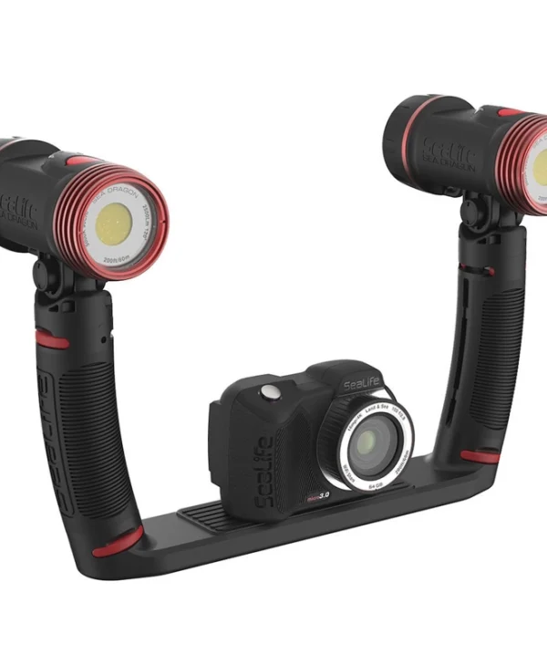 Sealife Micro 3.0 Pro Duo 5000 Set Compact Φωτογραφική Μηχανή 16MP με Οθόνη 2.4" και Ανάλυση Video 4K UHD Μαύρη 35.101.553