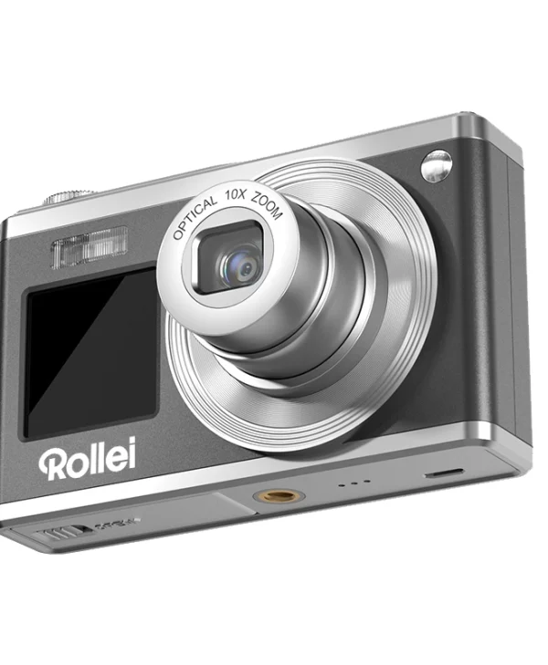 Rollei Compactline 10x Compact Φωτογραφική Μηχανή 20MP Οπτικού Ζουμ 10x με Οθόνη 2.8" και Ανάλυση Video Full HD (1080p) Μαύρη 10300