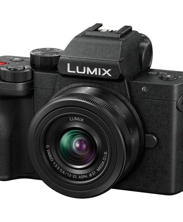 Panasonic Lumix DC-G100D Mirrorless Φωτογραφική Μηχανή Kit (G Vario 12-32mm F3.5-5.6 Asph. Mega OIS) Μαύρη DC-G100DKEGK