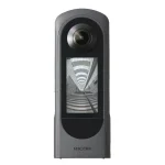 Ricoh Theta X 2023 46GB Action Camera 5K Λήψης 360° με Οθόνη Αφής 2.25" και Wi-Fi Μαύρη 910846