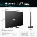 Hisense Smart Τηλεόραση 65" 4K UHD QLED 65A7Q HDR (2025) 20016065 - Image 10
