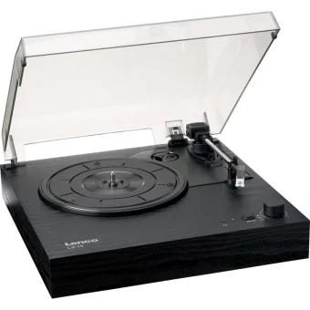 Lenco LS-15BK Πικάπ με Belt Drive, Προενίσχυση και Ενσωματωμένα Ηχεία Μαύρο LS15