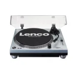 Lenco L-3809ME Πικάπ με Direct Drive και Προενίσχυση Ασημί