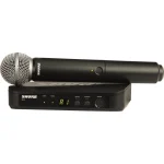 Shure BLX24/SM58 Σετ Ασύρματο Δυναμικό Μικρόφωνο Χειρός για Φωνητικά BLX24E/SM58-M17