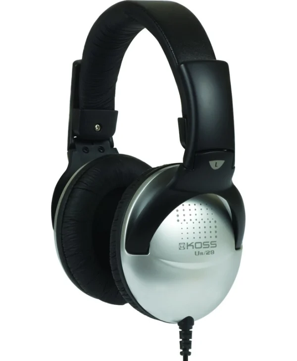 Koss UR29 Ενσύρματα Over Ear Ακουστικά Ασημί