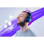 Panasonic RB-HF630BE-A Ασύρματα / Ενσύρματα On Ear Ακουστικά με 72 ώρες Λειτουργίας Navy Μπλε - Image 10