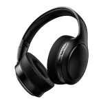 Boompods HP2BLK Ασύρματα Bluetooth On Ear Ακουστικά με 50 ώρες Λειτουργίας Μαύρα