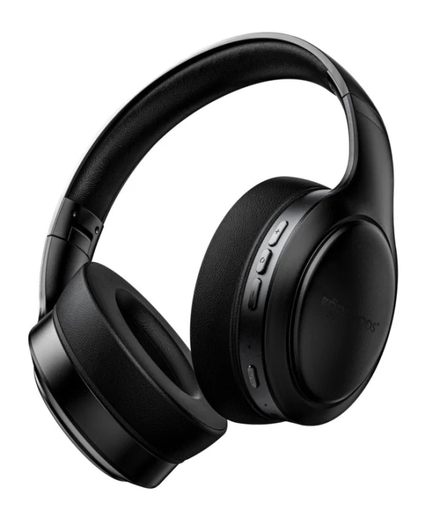 Boompods HP2BLK Ασύρματα Bluetooth On Ear Ακουστικά με 50 ώρες Λειτουργίας Μαύρα