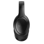 Boompods HP2BLK Ασύρματα Bluetooth On Ear Ακουστικά με 50 ώρες Λειτουργίας Μαύρα - Image 3