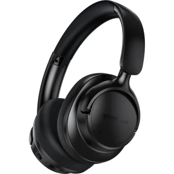 Boompods Headpods ANC+ Ασύρματα / Ενσύρματα Over Ear Ακουστικά με 55 ώρες Λειτουργίας Μαύρα HPANCB