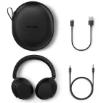 Philips TAH8000EBK/00 Ασύρματα / Ενσύρματα Over Ear Ακουστικά Μαύρα - Image 8