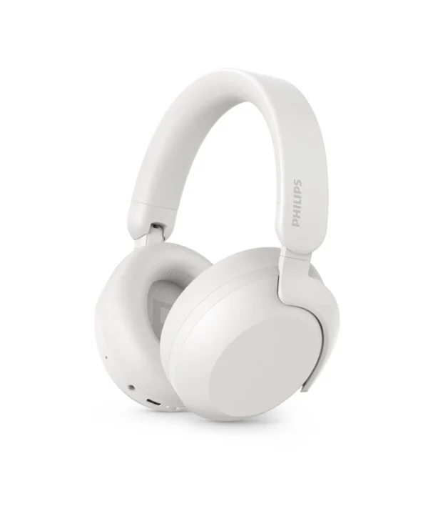 Philips TAH8000E Ασύρματα / Ενσύρματα Over Ear Ακουστικά και Quick Charge Λευκά TAH8000EWT/00